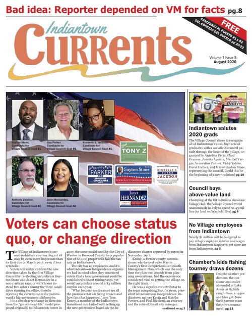 Indiantown Currents Vol 1 Issue 5 cover